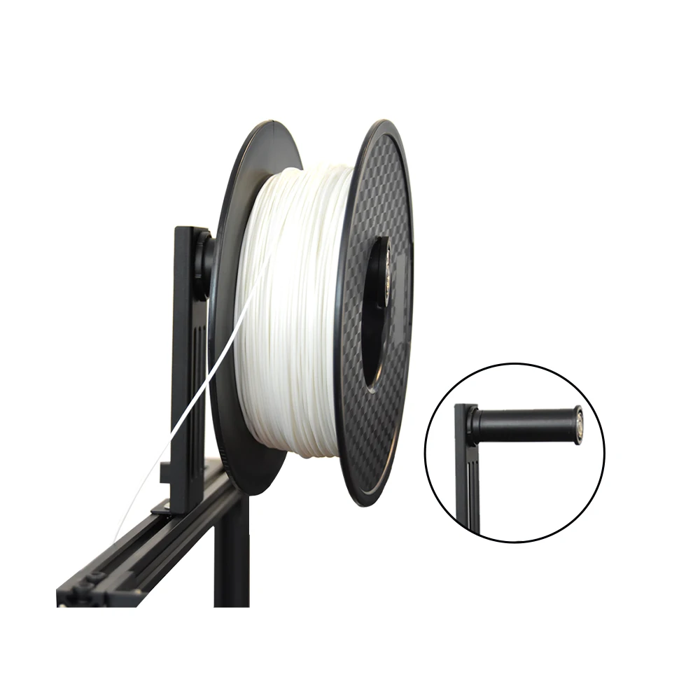 Suporte de Filamento para Impressora 3d 608zz Atualização com Rolamento Pode Ser Girado Suporte de Carretel Abs Pla Extrusora Rolo de Rack Consumível para Ender Ender 3v2 Anycubic Vyper Kobra Neptune 4impressora Np4 - Imagem 3