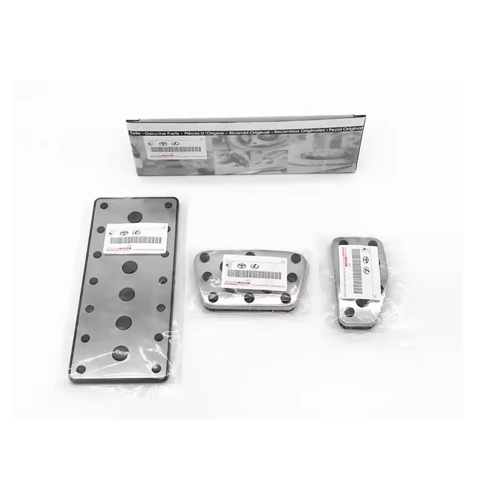 Car Stainless Steel Pedal for Toyota Corolla E140 E150 Axio Fielder 2009~2013 Anti-Slip Fuel Brake Rest Footres Cover Accessorie