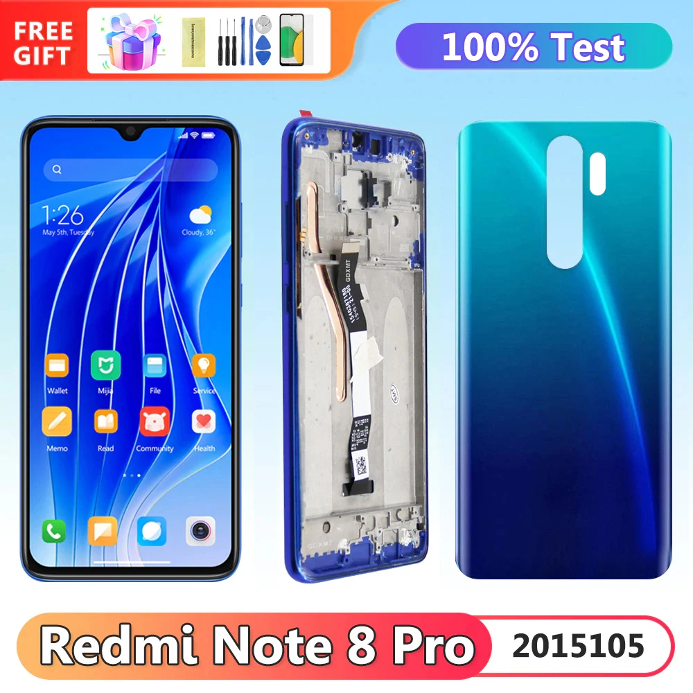 6-53-Original-Display-with-Frame-for-Xiaomi-Redmi-Note-8-Pro-2015105 ...