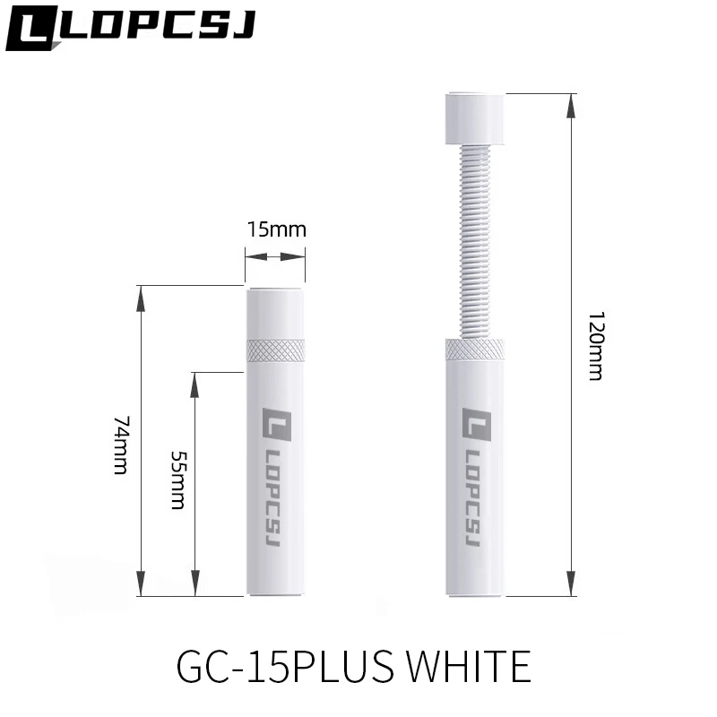 LDPCSJ GC-15 그래픽 카드 홀더 흰색 수직 회전 개폐식 알루미늄 합금 스탠드 데스크탑 PC GPU 브래킷