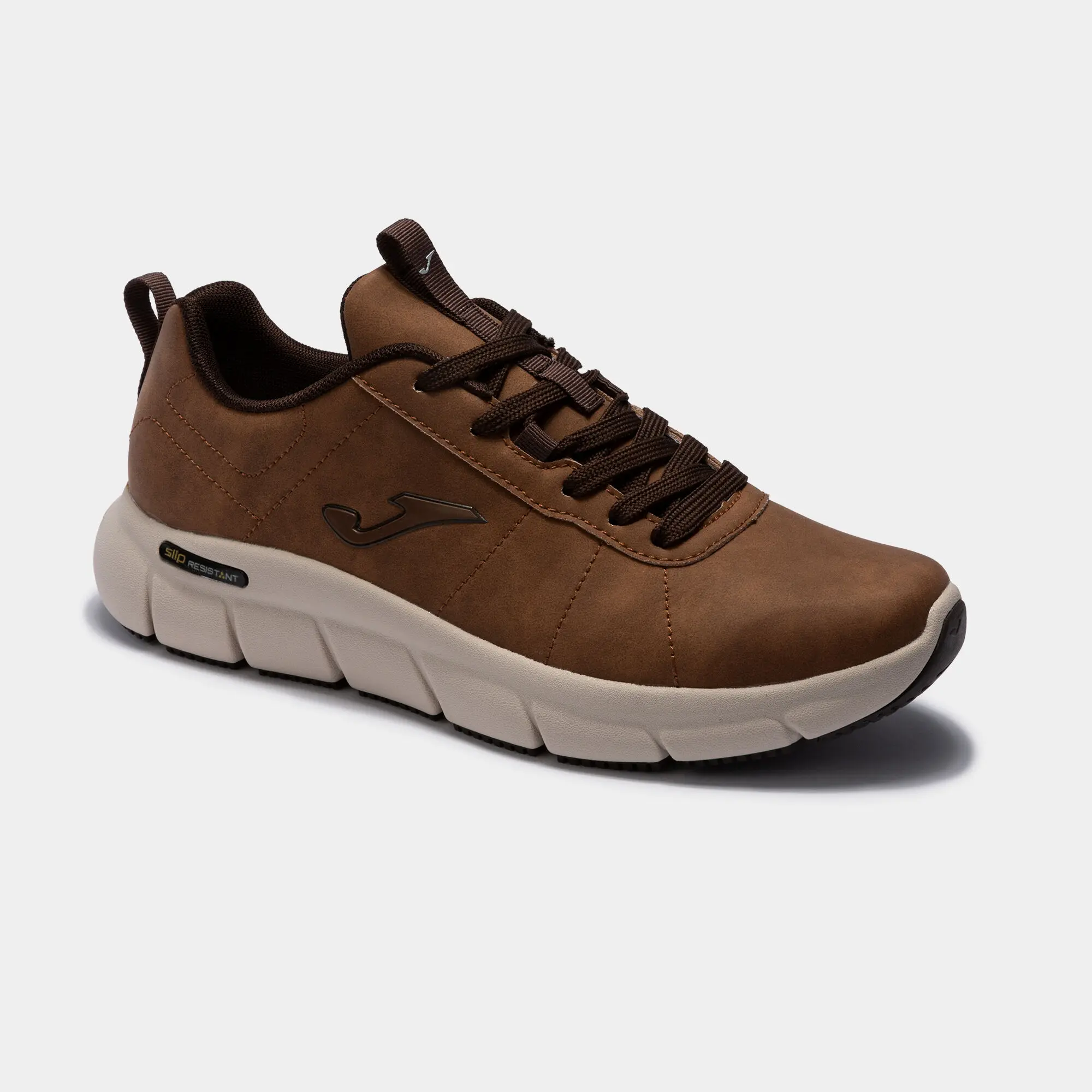 JOMA C.DAILY MEN 2226 sports shoe, MEN, CASUAL fashion, Brown with sole, Brown brand logo, non-slip sole, lace closure,