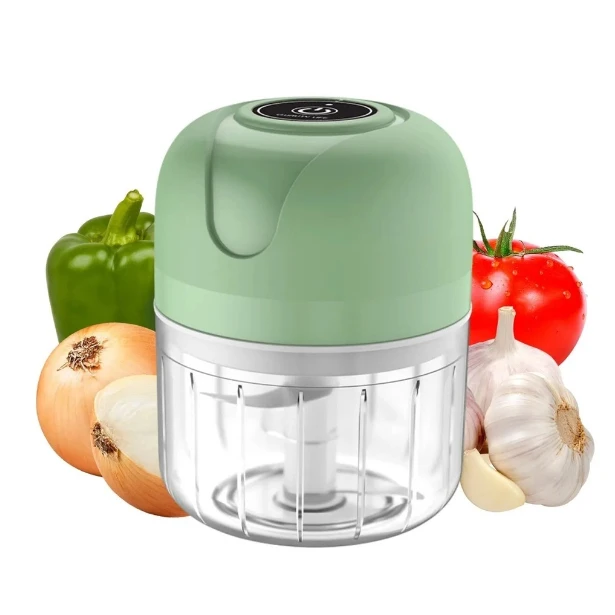 Mini Processador Triturador Sem Fio Elétrico De Alimentos Para Legumes Alho Gengibre 250ML