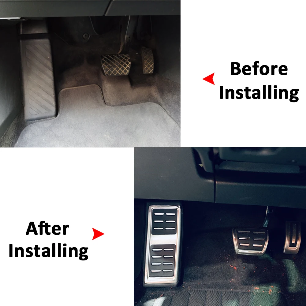 Car Foot Pedals For SEAT Leon Cupra Leon Mk4 KL1 KL8 Stainless Steel Gas Brake Restfoot Pedal Pad Protector AT MT car accessories car pedals pedal cover stainless steel pedal cover racing pedals