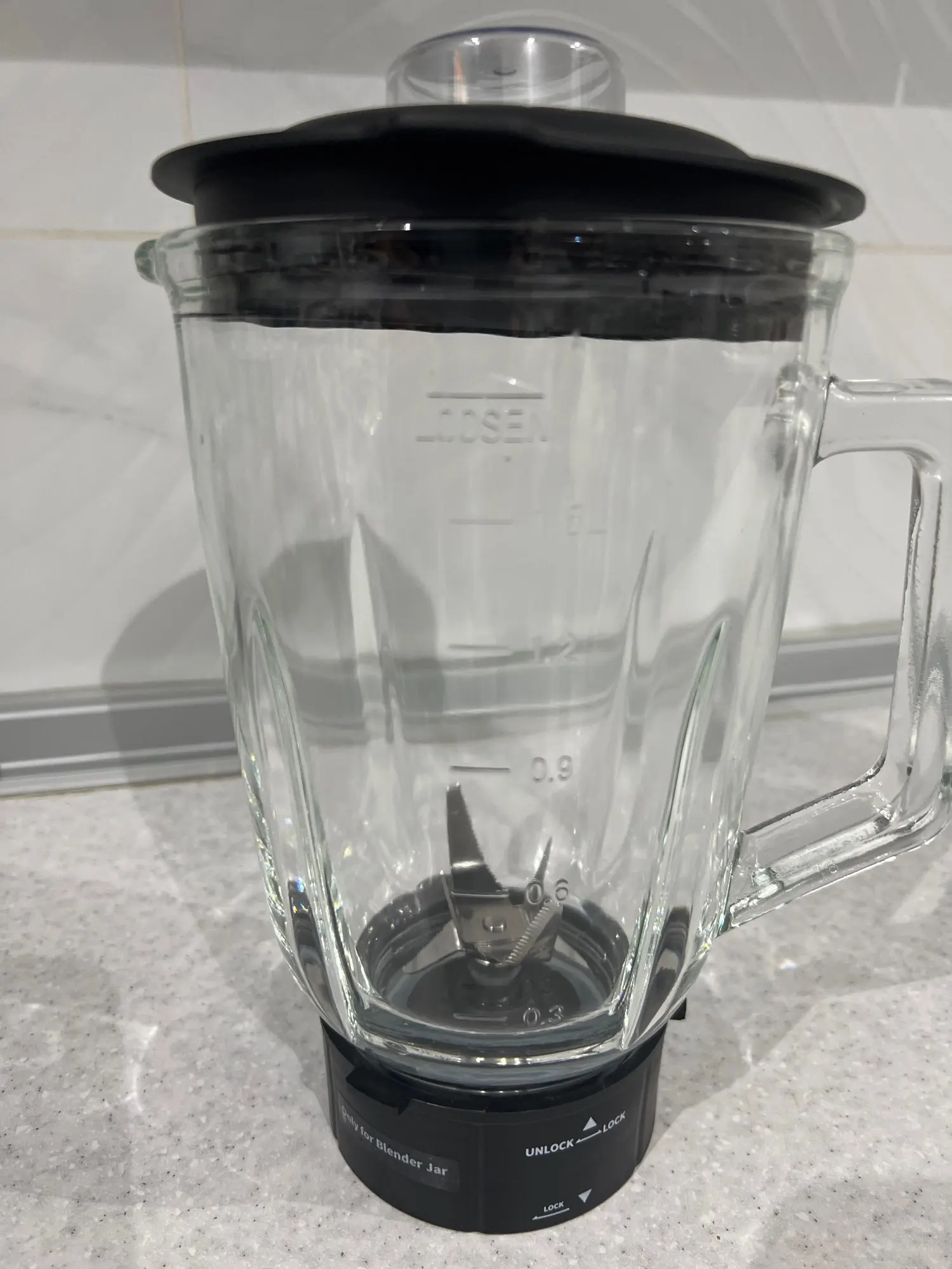 BioloMix 1300W Smoothie Blender with 1.5L Glass Jar, Personal