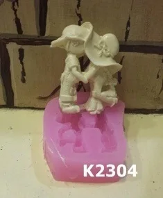 

Kız erkek çocuk silikon kalıp reçine dıy alçı 3D sevimli çocuk beton kristal epoksi aracı el yapımı el sanatları dekorasyon kek