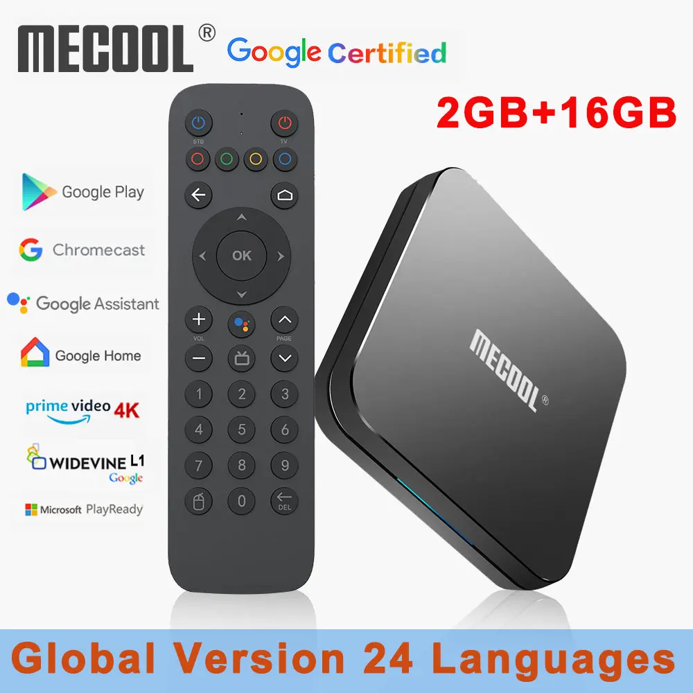 Google Certified 4K Android Smart TV Box