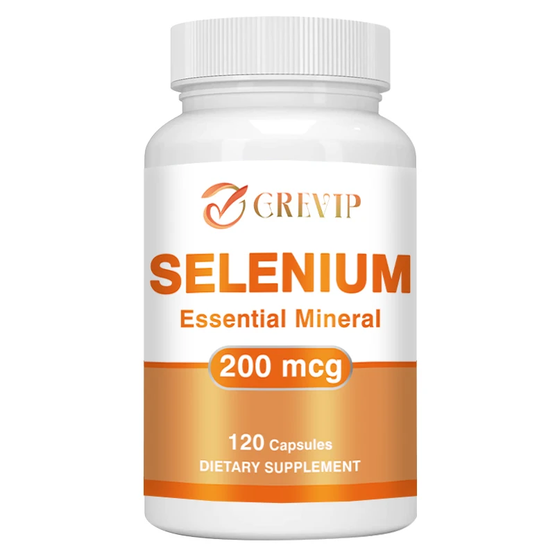 thumbnail image 1 of Cápsulas de selenio: apoyo antioxidante, refuerza el sistema inmunológico, aumenta los niveles de energía Apoyo para la tiroides - 120 cápsulas, 1 of 5