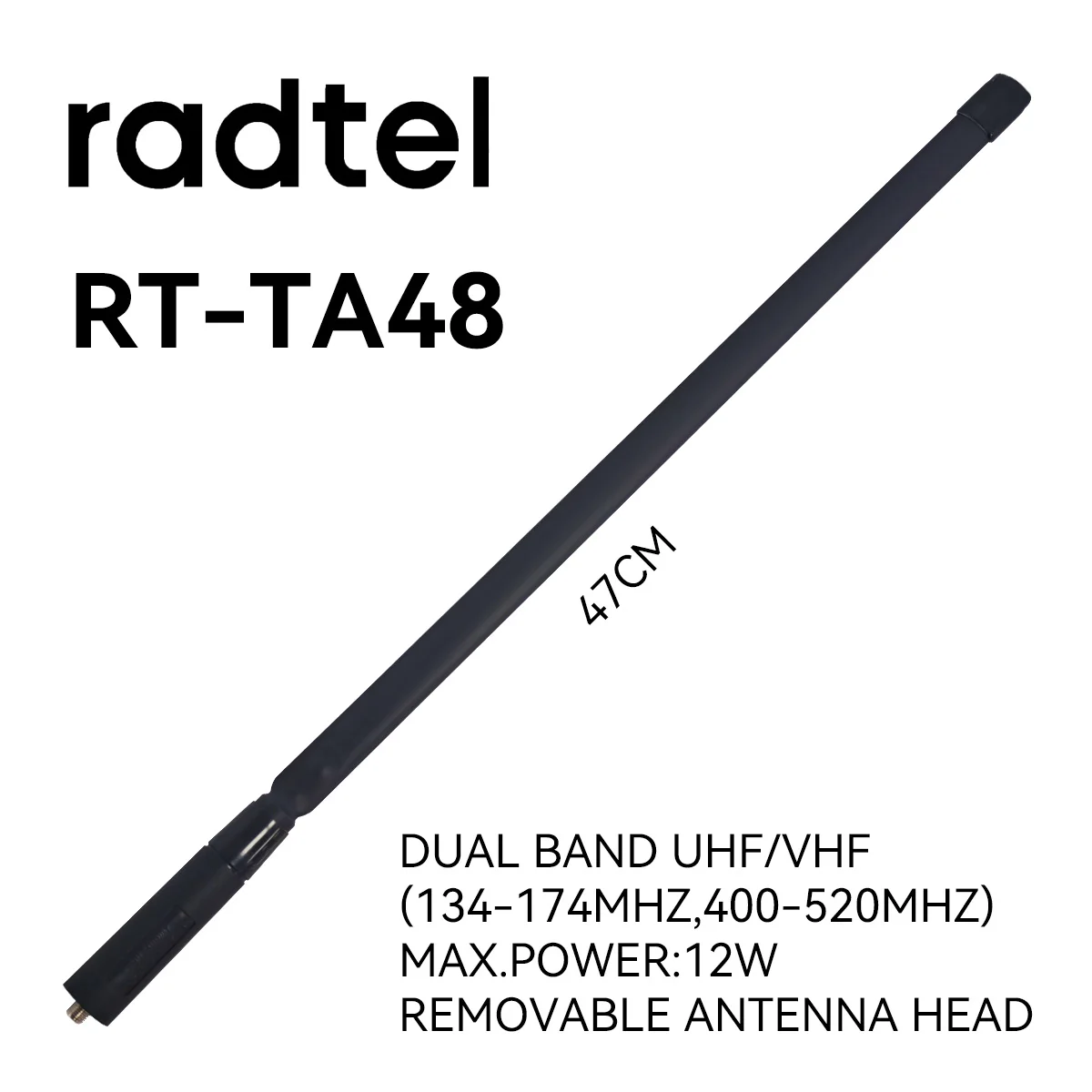 Radtel Dual Band Walkie Talkie Antenna 134-176/400-520MHz