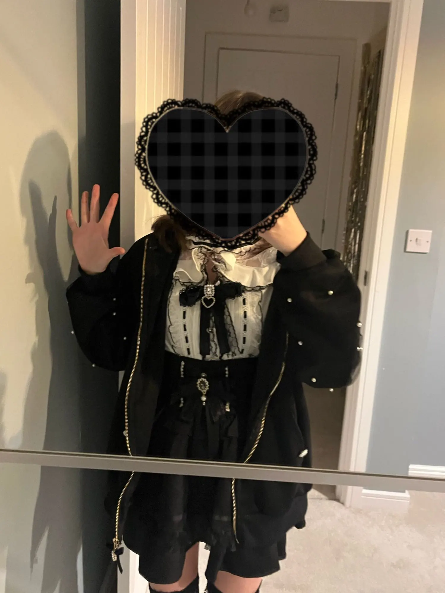 Rabbit Eared Cardigan Hoodie - Cutecore Aesthetic photo review