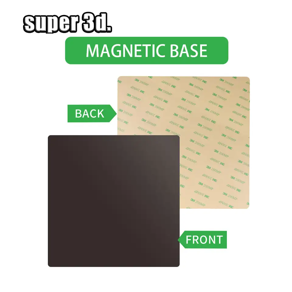 Magnetic Base 220/235/300/310/350mm Sticker With 3M Adhersive Magnetic Build Plate Tape For 3D Printers Bed Ender 3 5 KP3S CR20 image 4
