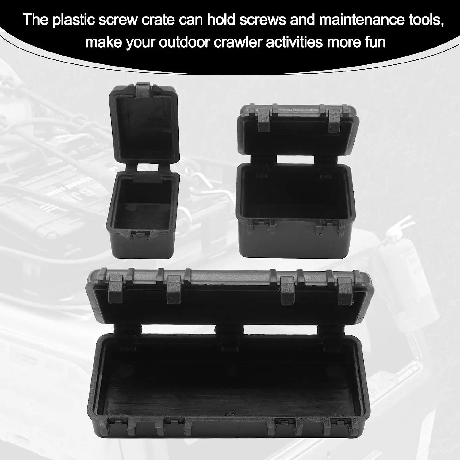 Kit Déco Accessoires Crawler RC 1/18 1/24 - 10 Pièces Simu