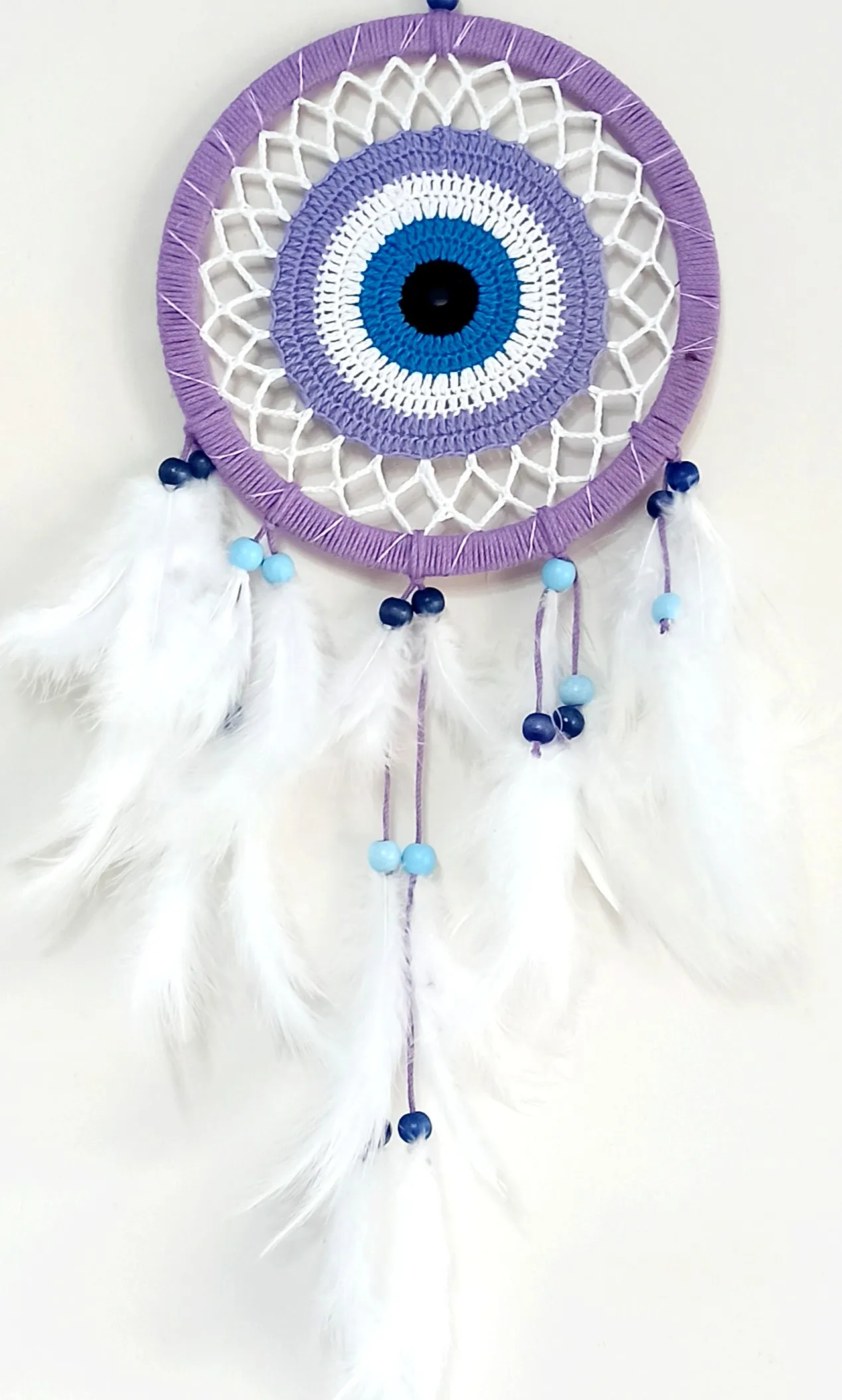 

Искусственный мотив сиреневого цвета Ловец снов настенное украшение