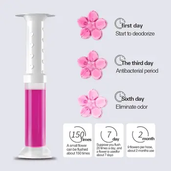3/6pcs flower toilet gel stamp toilet deodorizing cleaner gel air freshener aromatherapy deodorizing cleaning and removing odor 5
