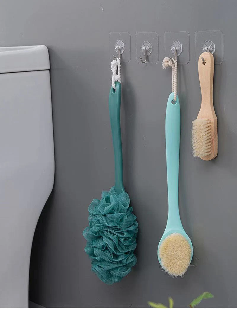 Description Picture 4 of item10-100 PcsTransparent Strong Self Adhesive Door Wall Hangers Hooks Suction Heavy Load Rack Cup Sucker For Kitchen Bathroom