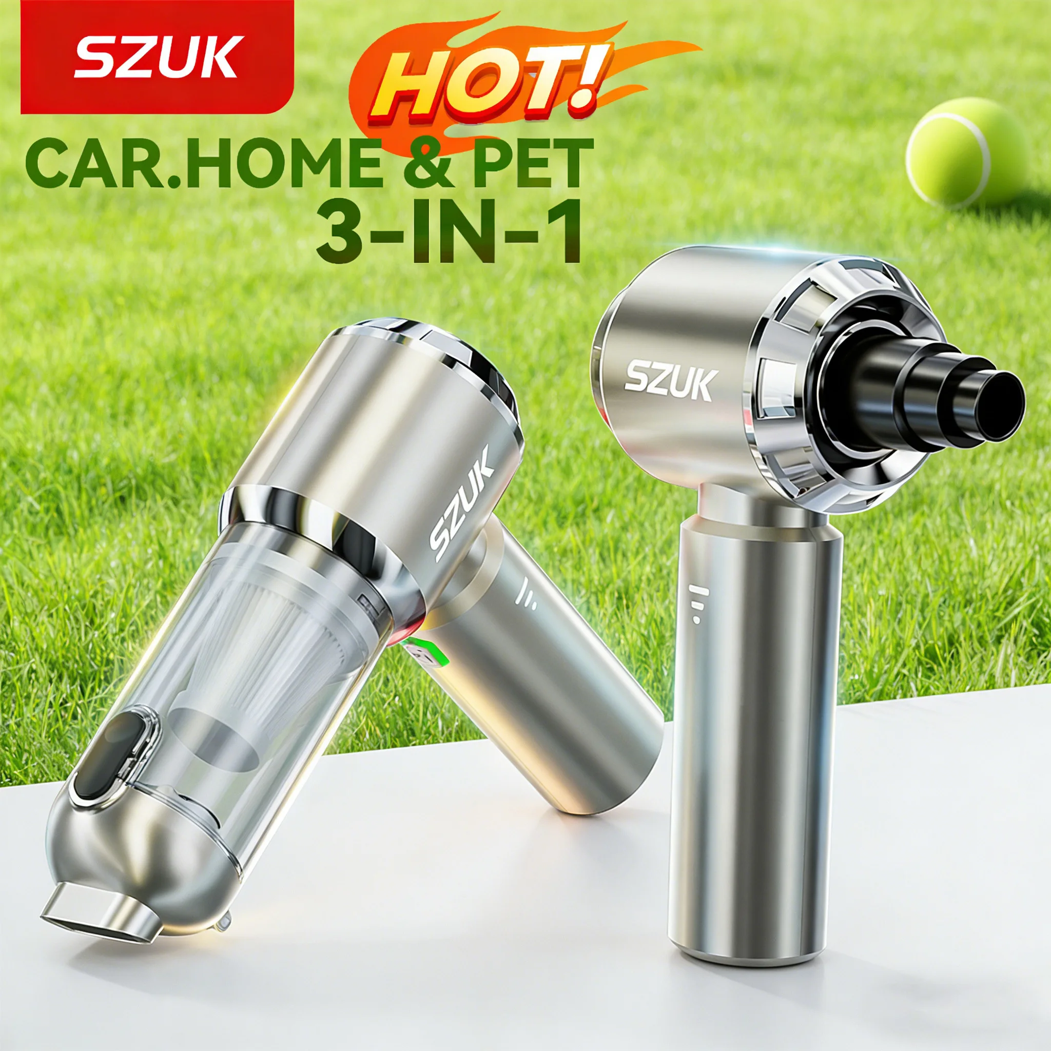 SZUK C012Max 18000PA Wireless Car Vacuum Cleaner Mini Vacuum Cleaner Powerful Suction Portable Handheld Vacuum Cleaner for car 1