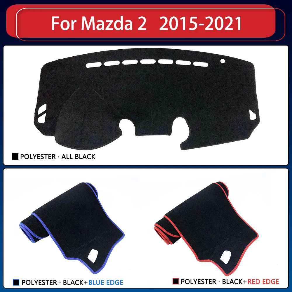 Armaturenbrett Abdeckung Pad Schutz Für Mazda 2 Demio Mazda 2 2015 2016  2017 2018 2019 2020 2021 Auto Zubehör Dash board Teppich - AliExpress