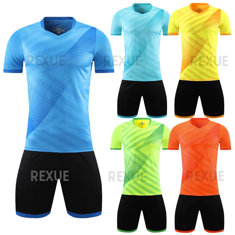 Adult Training Uniform Customize Soccer Set Men Children Football