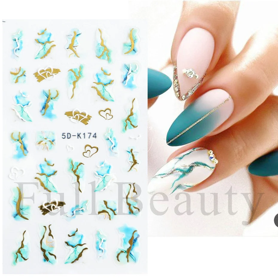 HOLOGRAPHIC PEACOCK SILVER Nail Art Foil Transfer Stickers 3D Nails Foils  UK | eBay