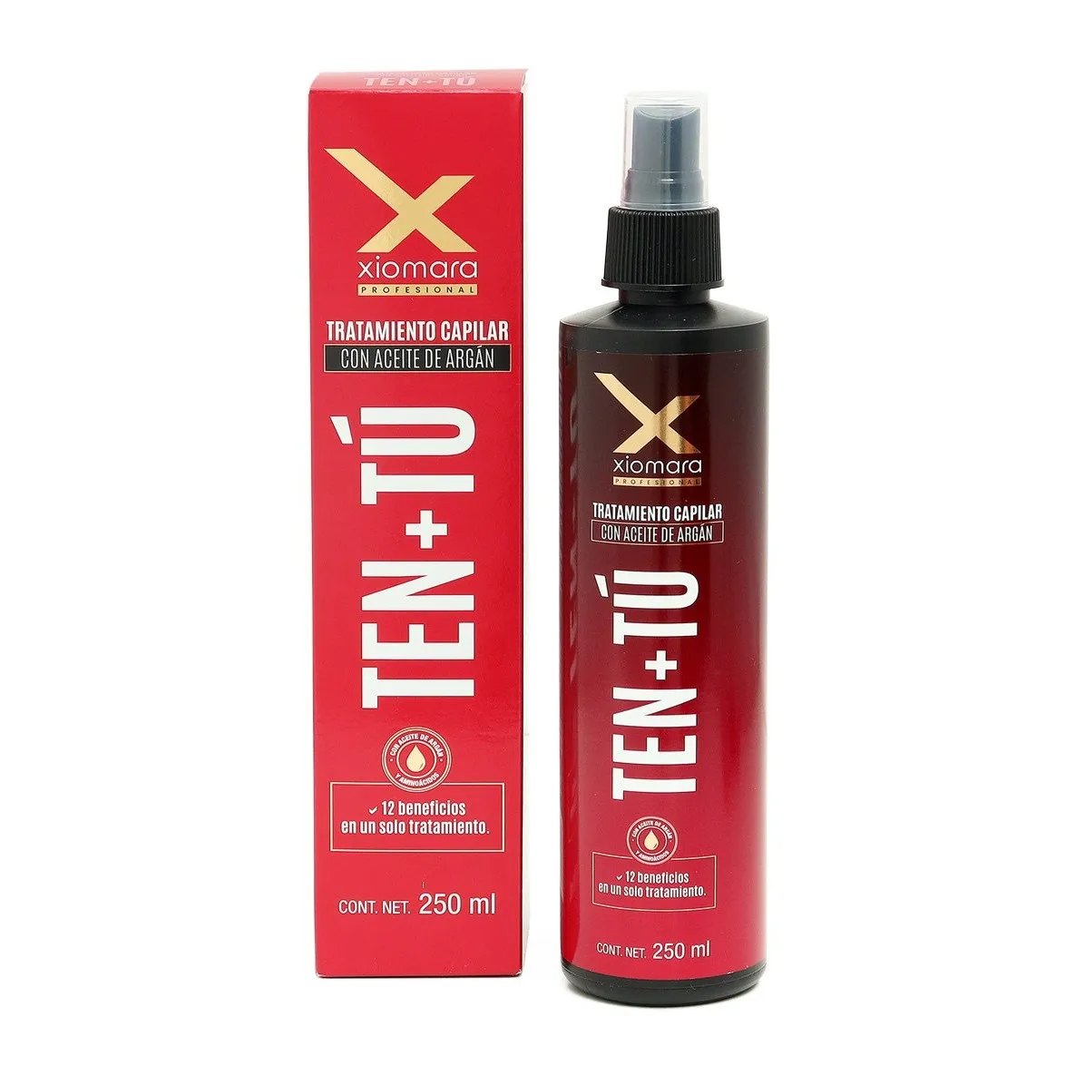 Tratamiento Capilar Ten+Tu Con Aceite Argan Xiomara