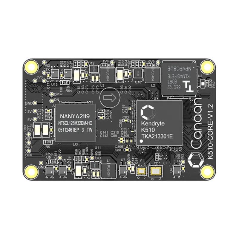 Smartfly Kendryte K510 CRB-KIT 64 Ʈ RISC-V  ھ @ 800MHz 2.5 ž INT8 TOF 3D AI  н  3  ī޶ Է