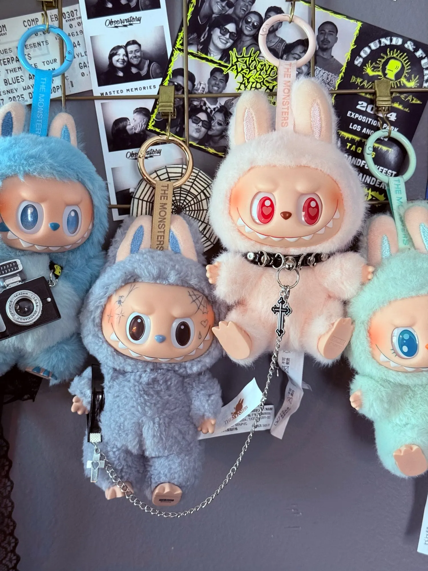 Collier punk pour Labubu