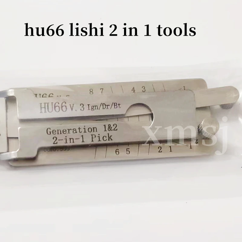 Lishi Hu66 Decoder 2 In 1 Lishi 2 In 1 Lishi Hu66 Tool For Vw,audi
