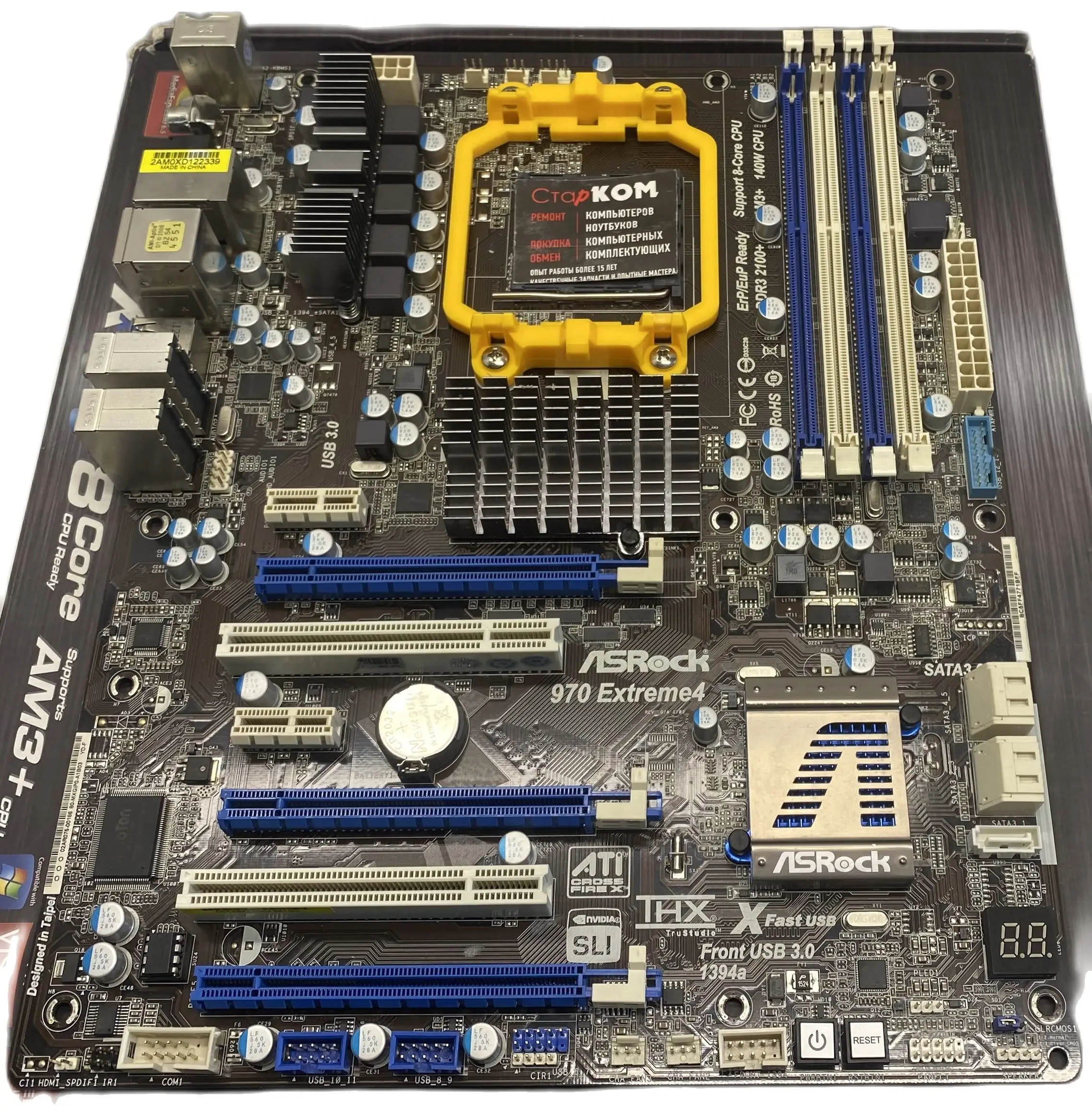 마더 보드 ASRock 970 extreme4 AM3 + PC CPU, RAM 게임 마이닝 시스템 보드 AliExpress