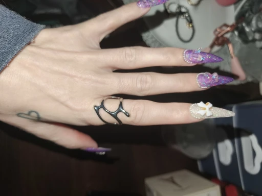 Adjustable Colorful Drip Glaze Ring photo review