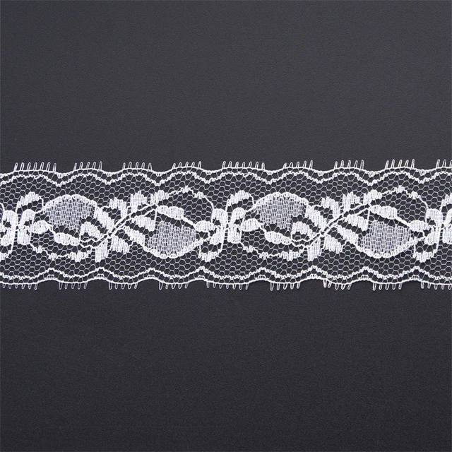 Embroidered Elastic Lace Ribbon  Embroidered Sewing Trimmings - Lace  Ribbon 30mm - Aliexpress