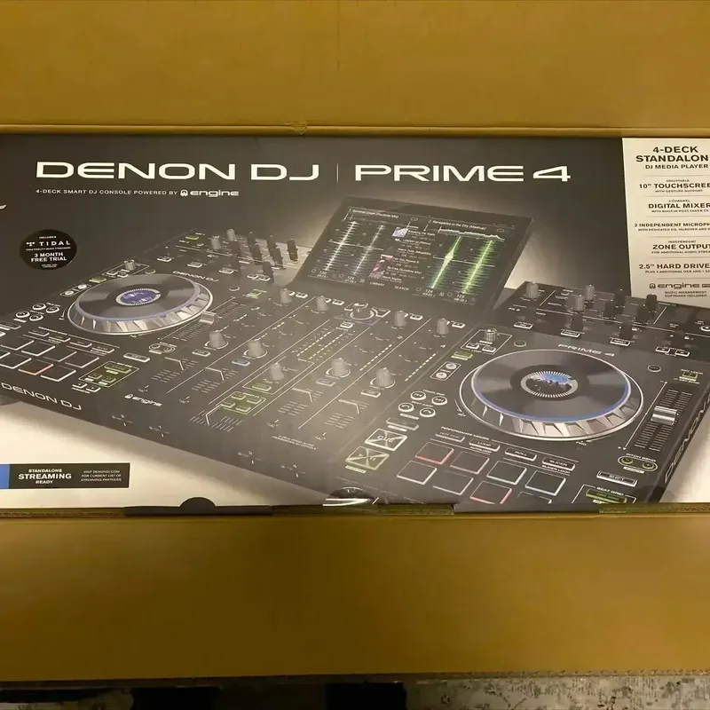 데논 DJ 프라임 4 독립형 DJ 시스템, 데크 세이버 포함, 할인 혜택
