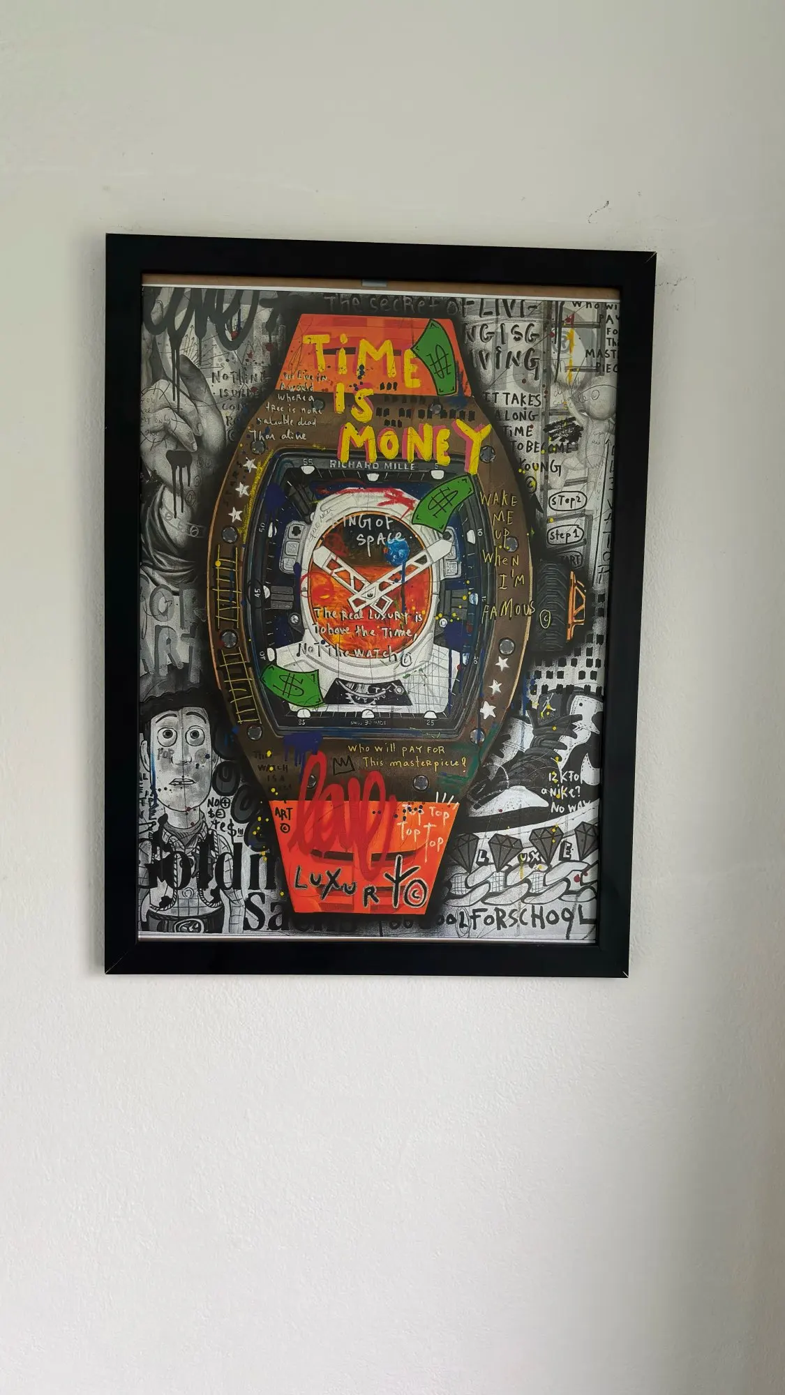 Luxury Street Graffiti Pop Art Canvas photo review