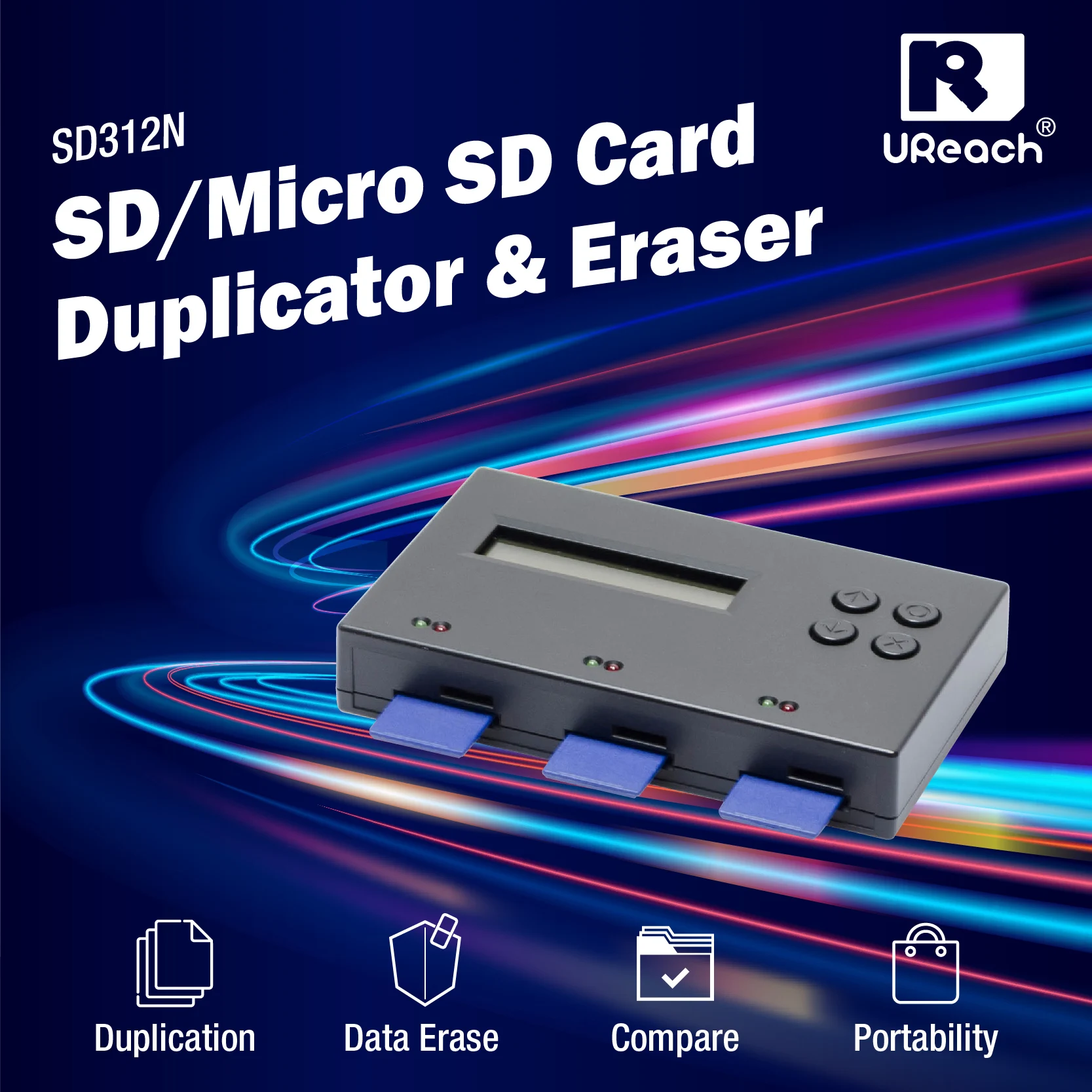 U-Reach SD Card Cloner SD800 - Efficient SD & micro SD Card Clone –  ureachshop