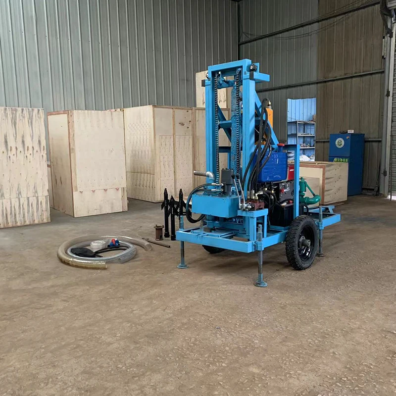 Hydraulic 25HP Diesel Type of Rotary Water Well Drilling Rig with Wholesale Price 5