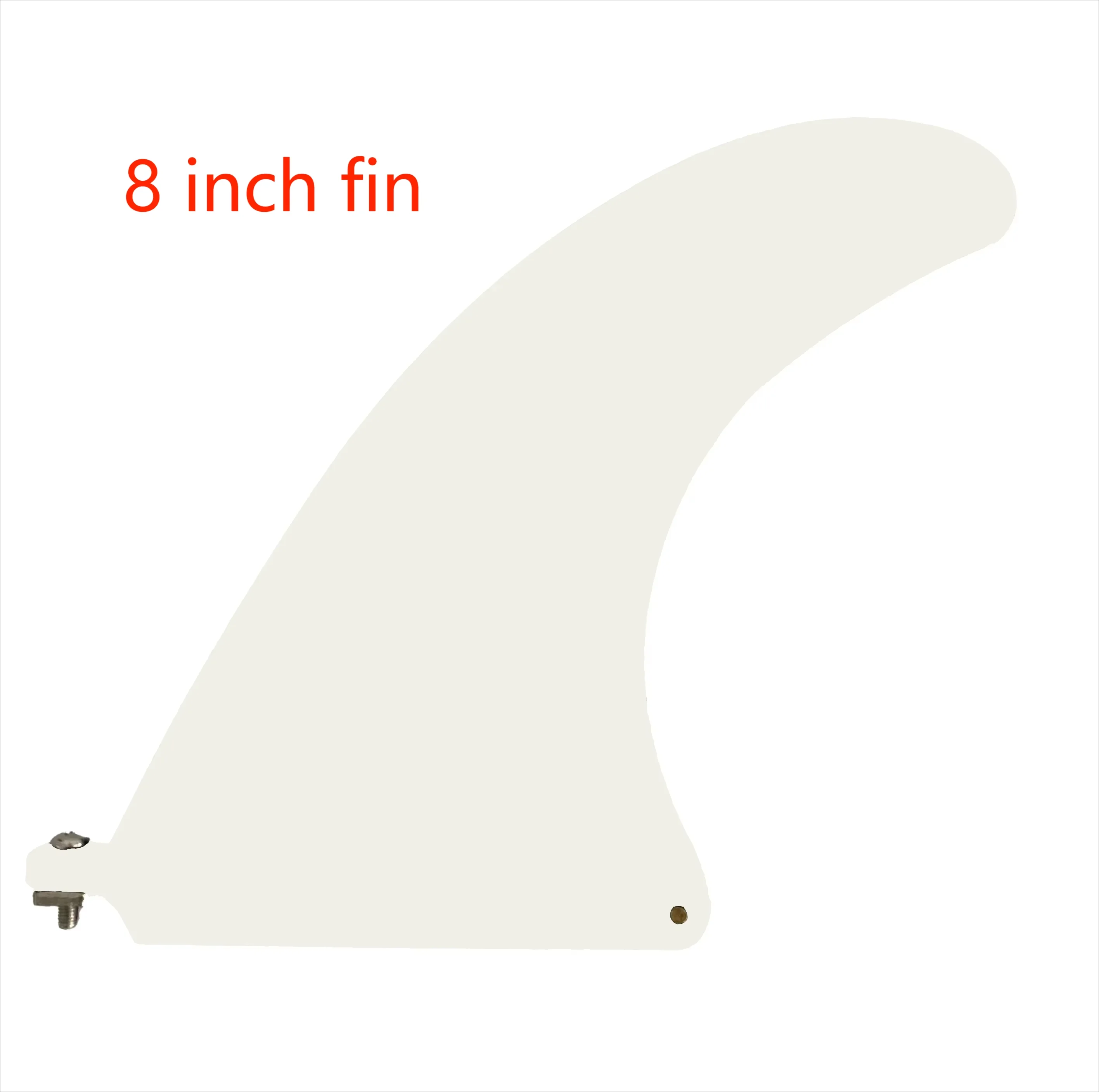 8 inch fin White