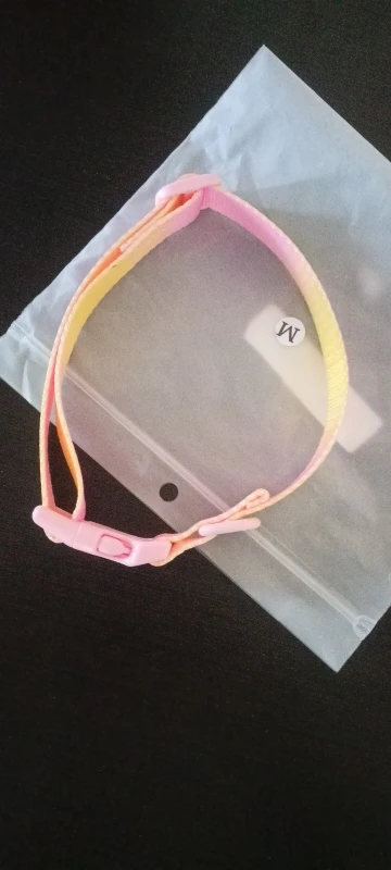 Sweet Treat: Macaron Nylon Dog Collar for Dogs of All Sizes photo review