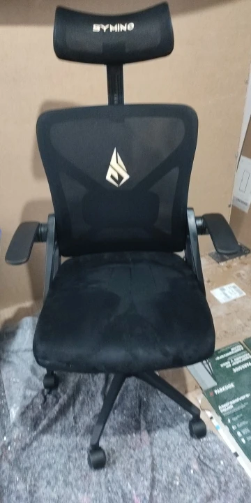 Symino Office Chair With Adjustable Headrest, Armrests, Lumbar Support, Ergonomic Office Chair, Rotating Rocker Function photo review