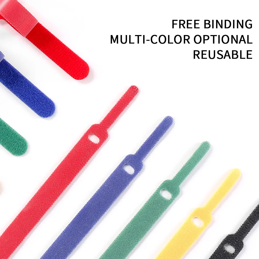 5/20/50PCS Releasable Cable Ties Plastics Colored Reusable Cable Ties Nylon Loop Wrap Zip Bundle Tie Wire cable ties