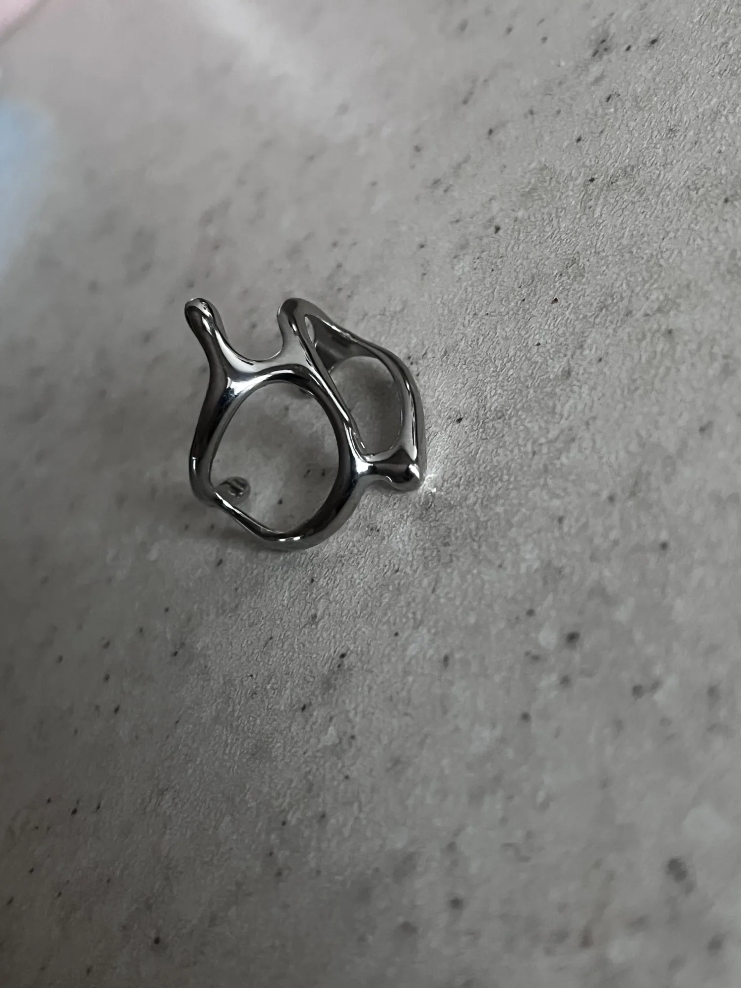 Adjustable Colorful Drip Glaze Ring photo review