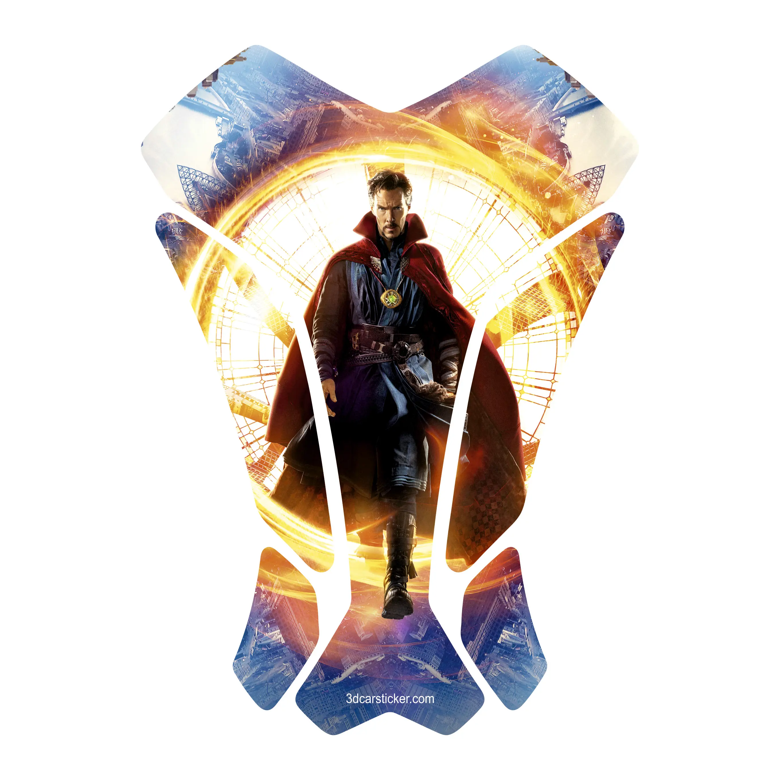 

Наклейка на бак, топливный протектор, 3D наклейка на мотоцикл, газовый защитный шлем, фильм Доктор Странный защитник, большой волшебник