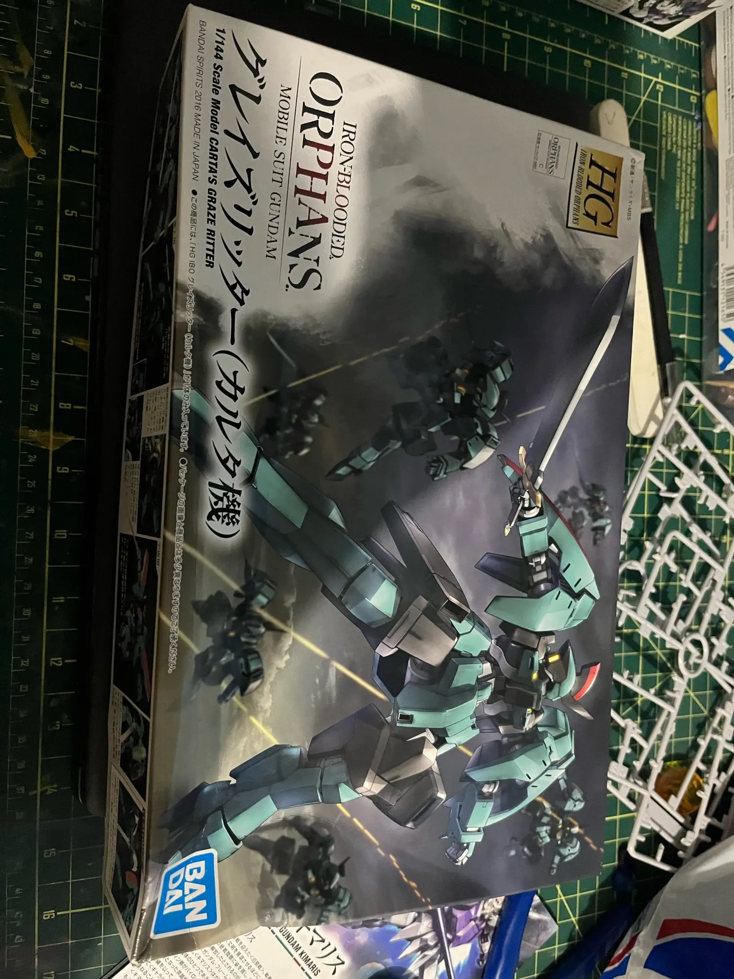 Bandai Original Gundam Kit Anime Figure HG 1/144 SCALE MODEL CARTA'S GRAZE RITTER Action Figures Collectible Toys Gifts for Kids photo review