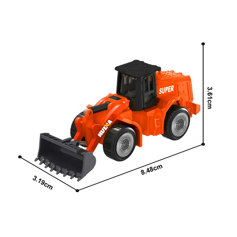 Bulldozer orange