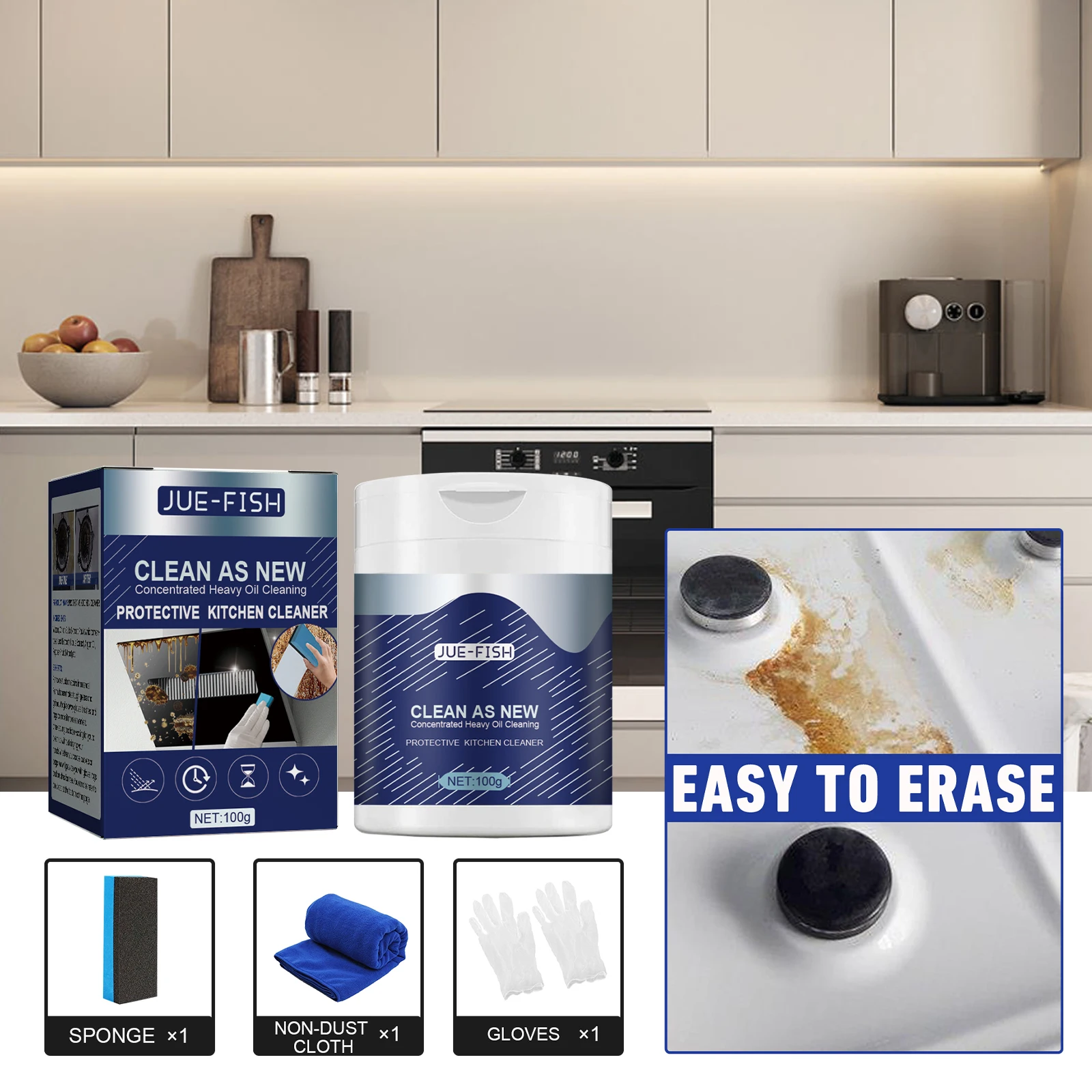 Concentrated Heavy Duty Kitchen Cleaner for Grease and Dirt