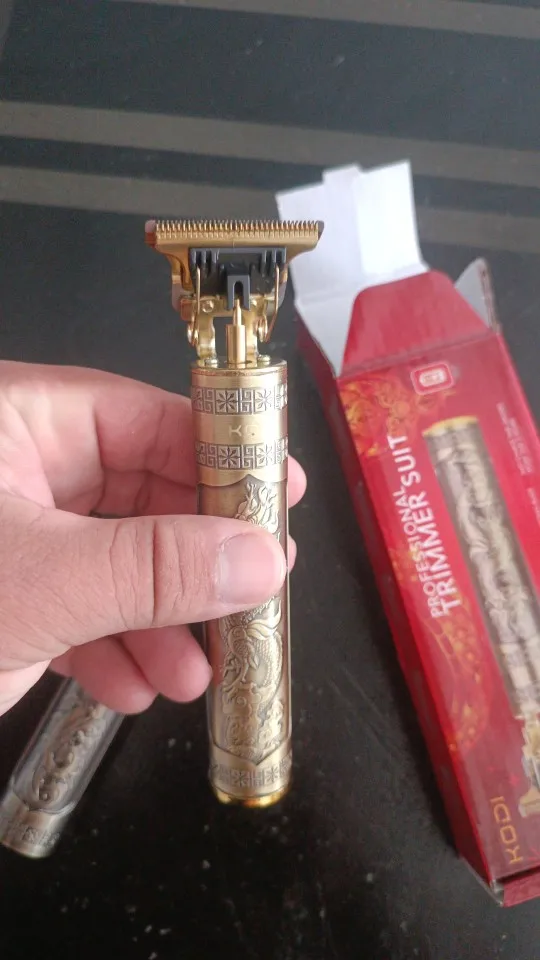 Máquina De Cortar Cabelo Parágrafo Barba Masculina Designer Aleatório Elétrico Profissional photo review