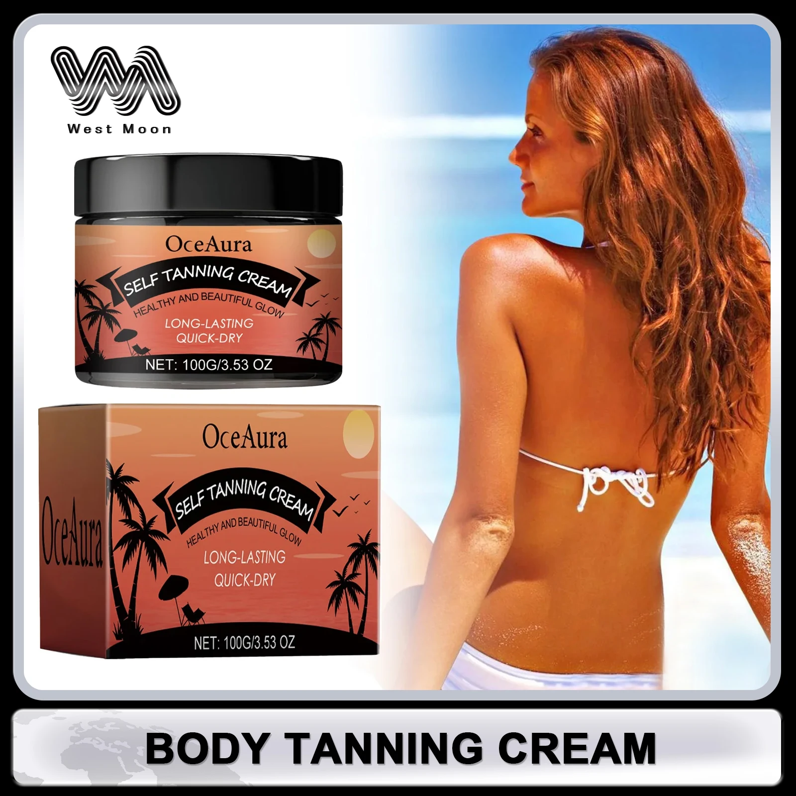 Tanning Accelerator Cream Booster Solarium Shine Sunbeds Summer Nourishing Long Lasting Outdoor Dark Natural Self Tanner Lotion