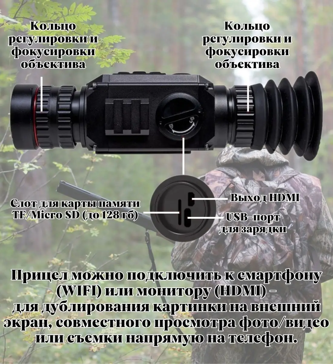 Рисунок 4 - Цифровой прицел ночного видения ANYSMART 6