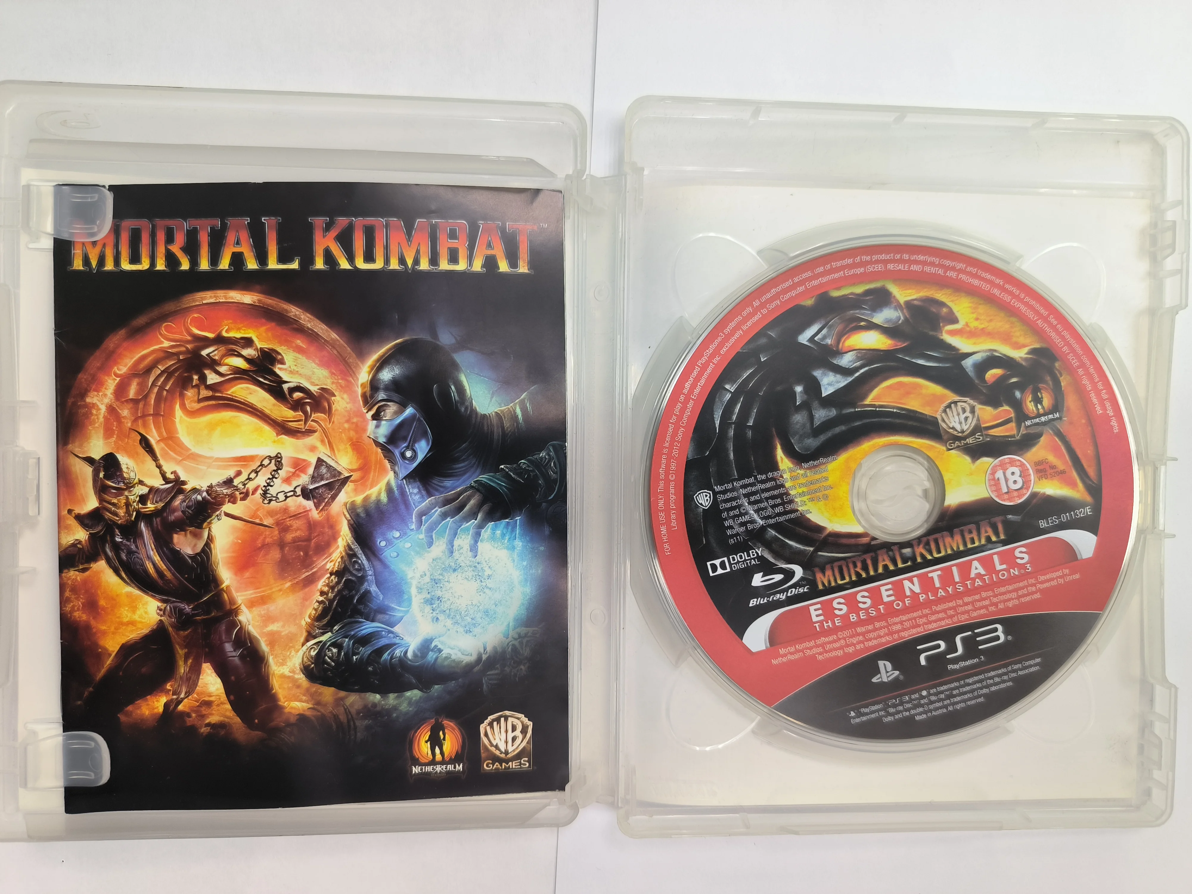 Mortal Kombat 9 Игра На Диске Ps3 Б/у (eng) В Лицензии - Game Deals -  AliExpress