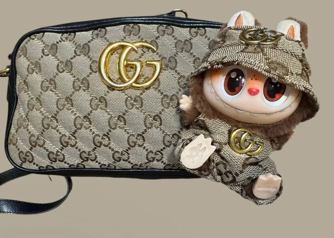 Labubu Doll Clothes - Fashion Overalls for V1/V2 15/17cm Plush Dolls photo review