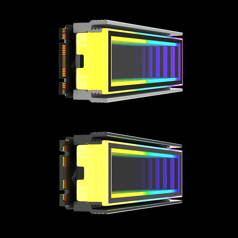Jumpeak ARGB ȭ ǻ 2280 SSD M2  PC RGB M.2 ϵ ũ Nvme  濭,  ɿ ȿ, 5V