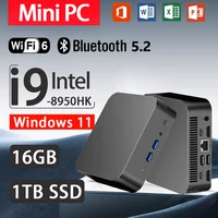 Mini PC 2026 Windows 11 Intel Core i9 8950HK Intel Core i3 6100U 16 Go DDR4 1 To 2 To SSD Ordinateur de jeu WIFI6 BT5.2 PC de bureau portable Gamer 1