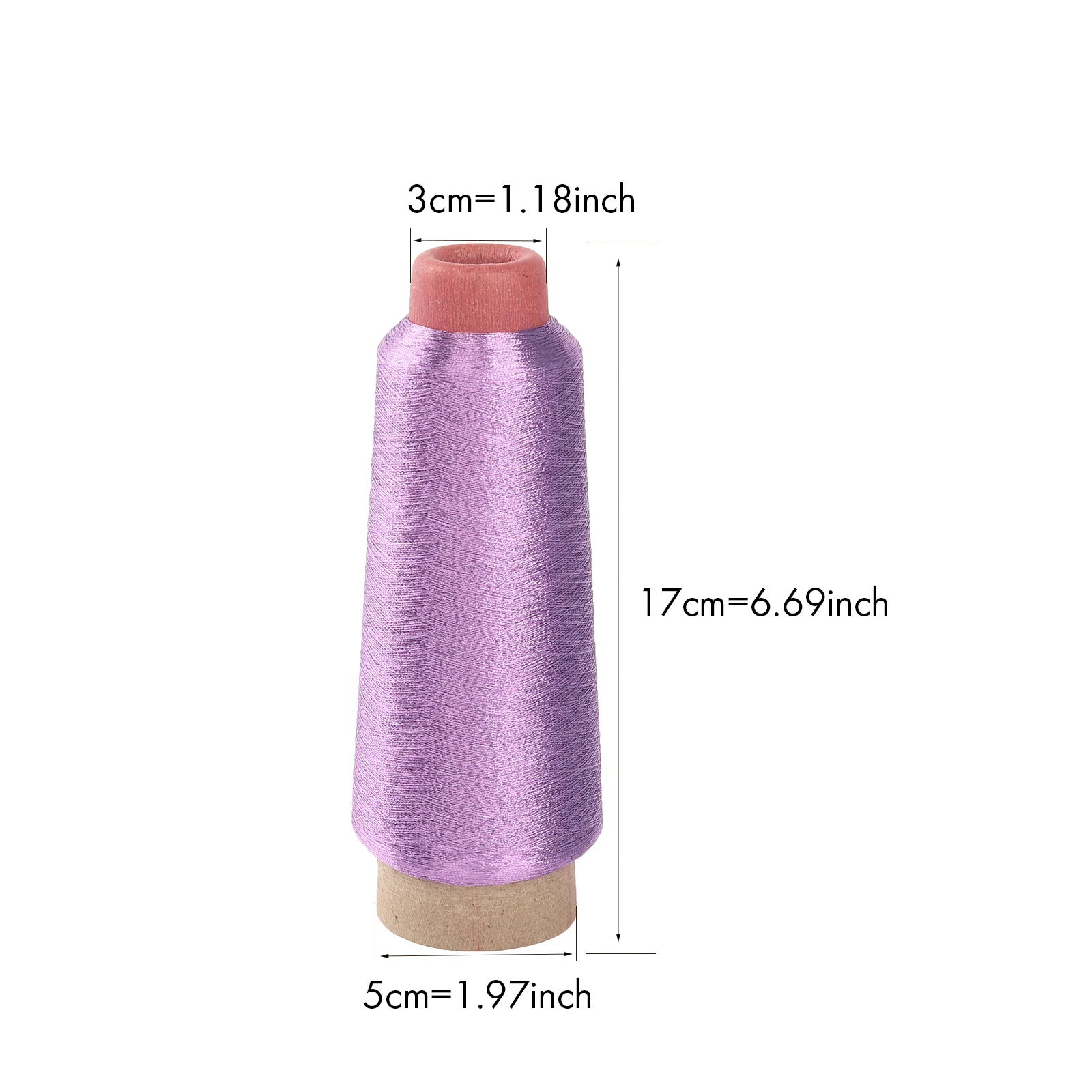 Metallic Yarn 150D 3000M Per Cone Metallic Thread Yarn For Computerized Embroidery Decorative Sewing 28 Shinny and Glittery Colors Available